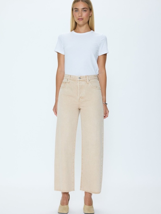 pistola Denim - pistola Straight Leg Jeans in Light Beige